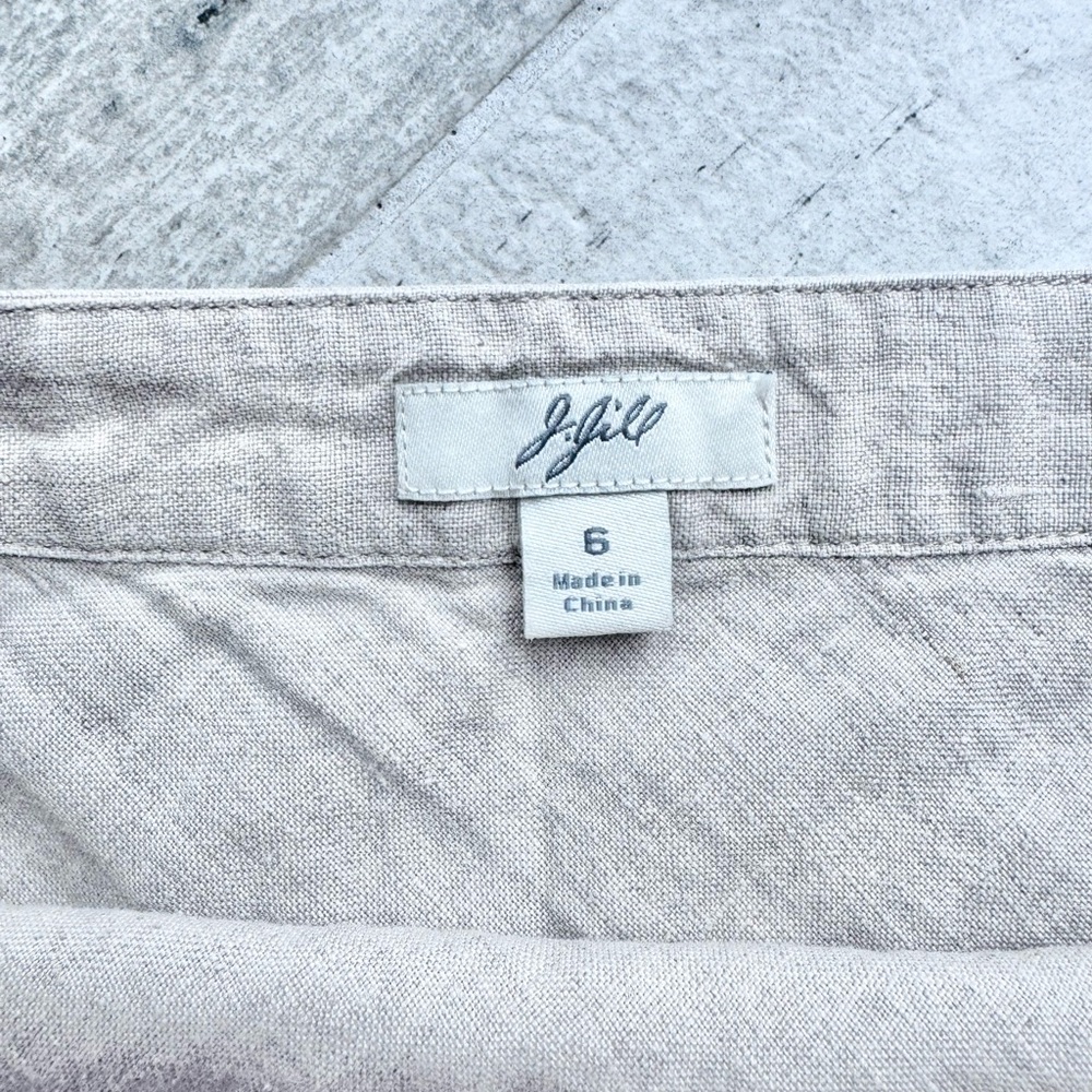 J. Jill Linen Skirt - size 6 - Picture 2 of 3